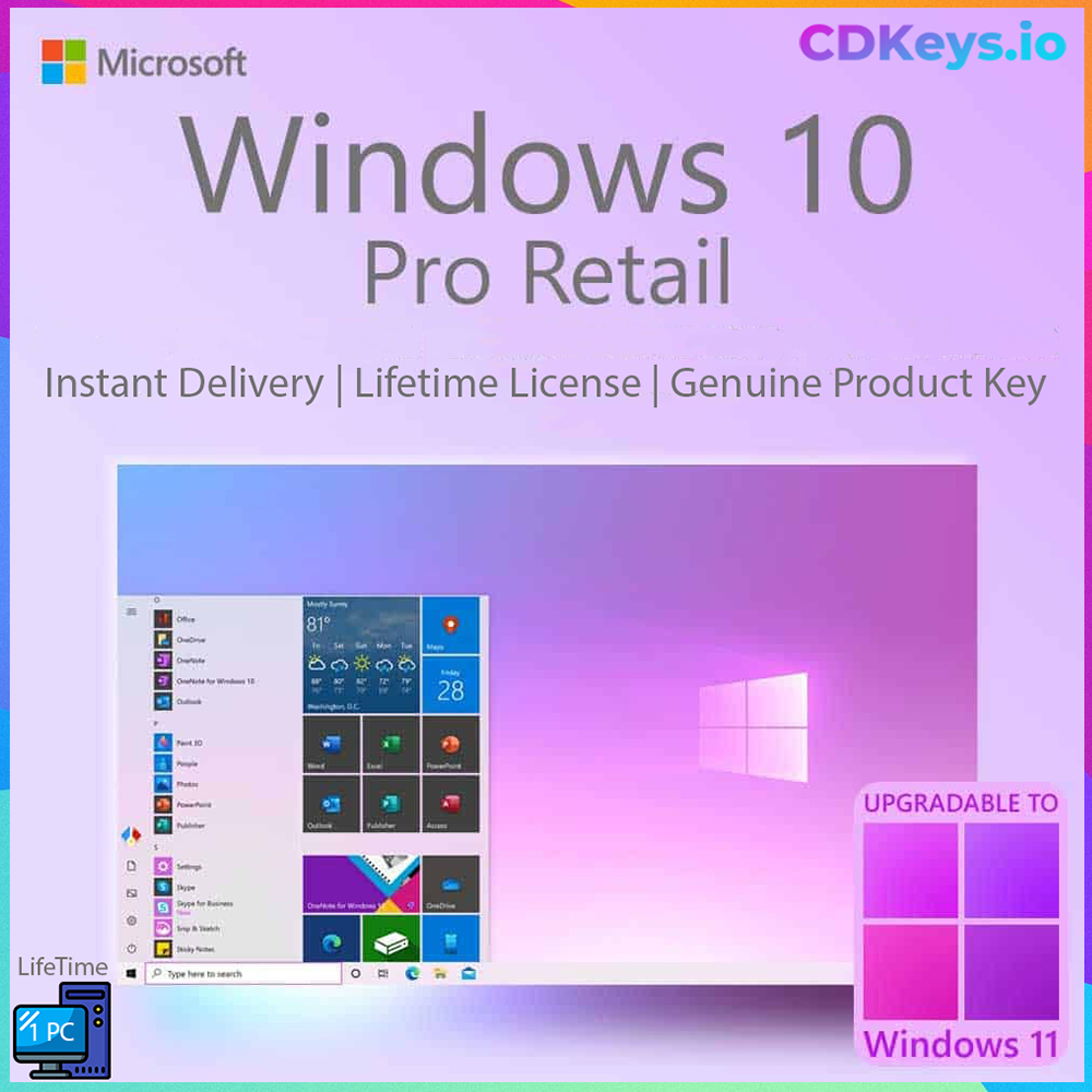 Windows 10 Home Retail CD Key
