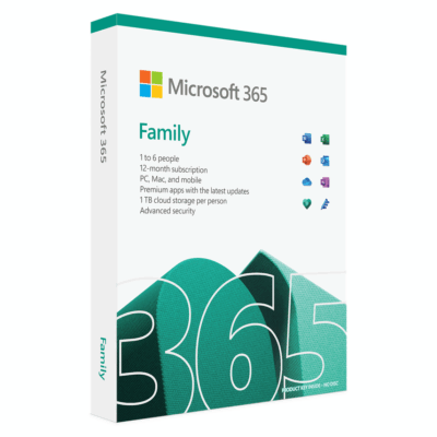 Microsoft 365 Family | 1 YEAR | GLOBAL | 6 USERS | 6TB STORAGE | PC/MAC Instant Download